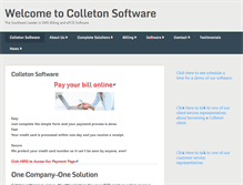 Tablet Screenshot of colletonemsbilling.com